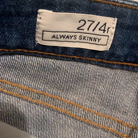 Gap 1969 Always skinny denim ankle jeans sz 4R - Picture 3 of 5